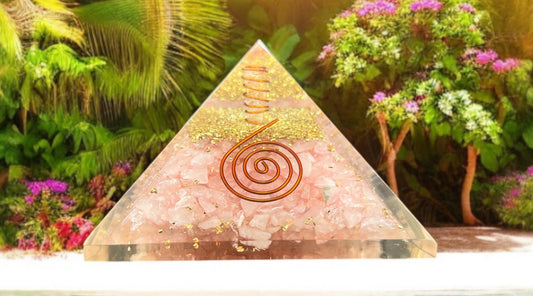 ROSE QUARTZ ORGONITE PYRAMID