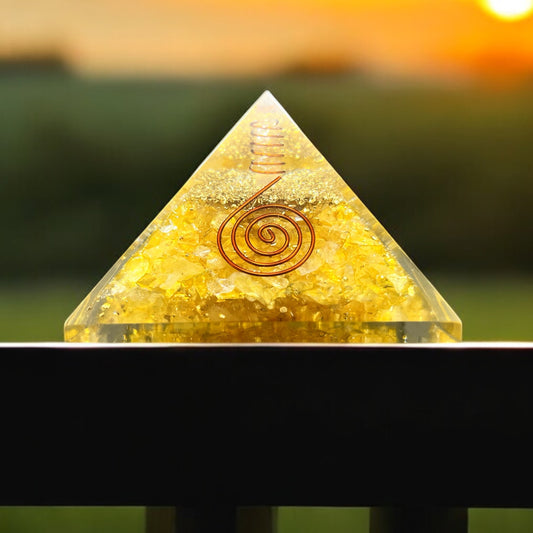 CITRINE ORGONE PYRAMID