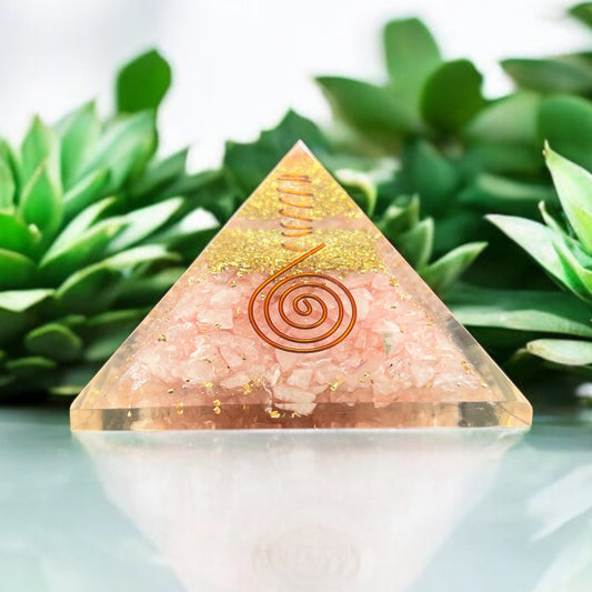 ROSE QUARTZ ORGONITE PYRAMID