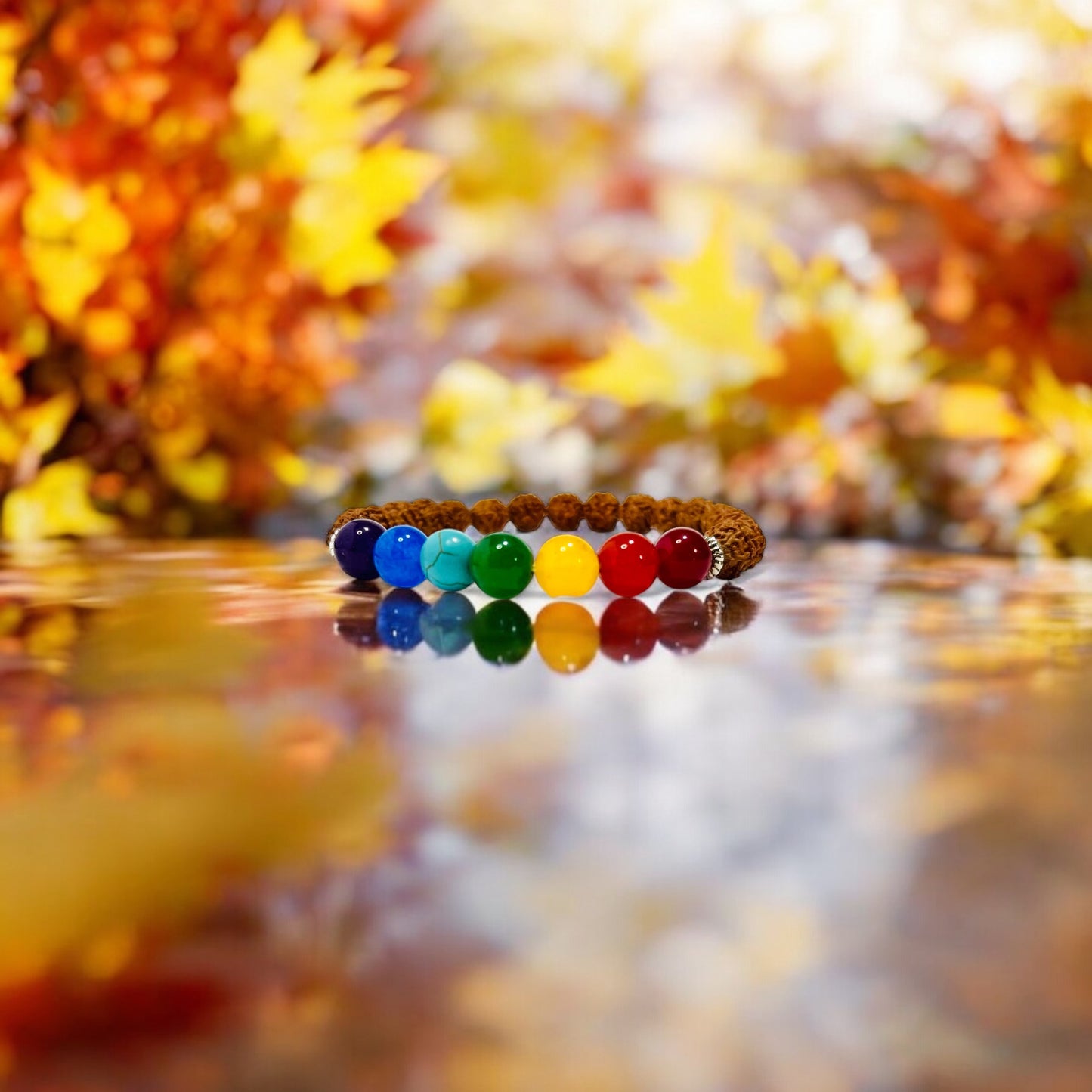 7 CHAKRA RUDRAKSHA BRACELET