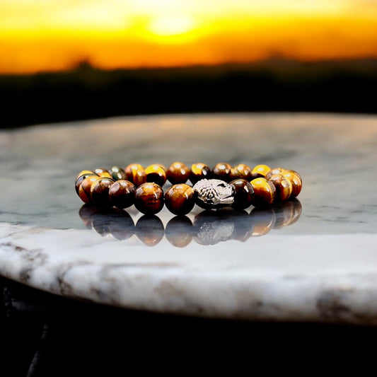 BROWN TIGER EYE BRACELET